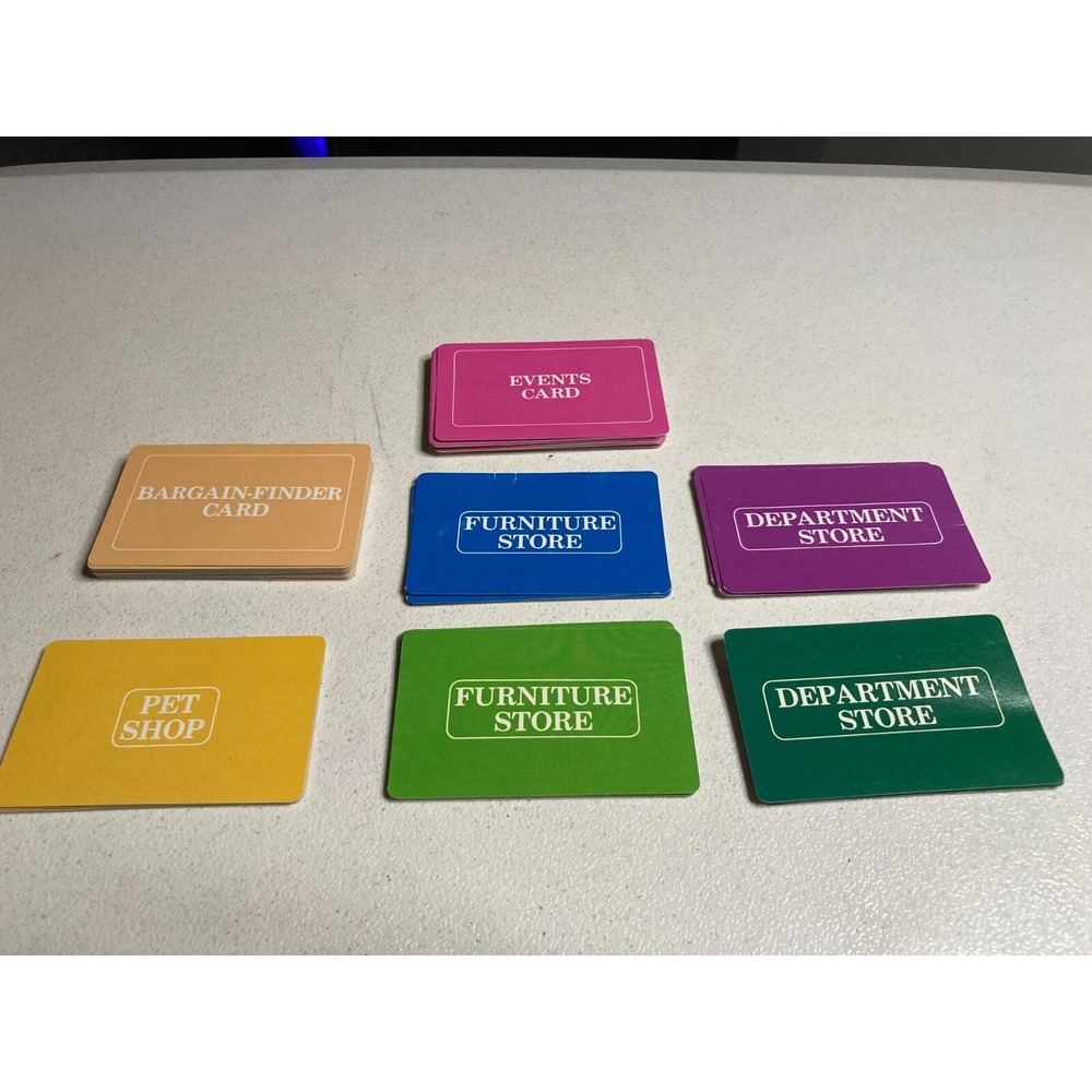Bargain Hunter Board Game Replacement Cards Store Event and Bargain Hunter